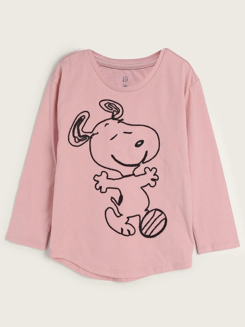 Baby Gap Peanuts Snoopy Toddler Graphic Long Sleeve T-Shirt